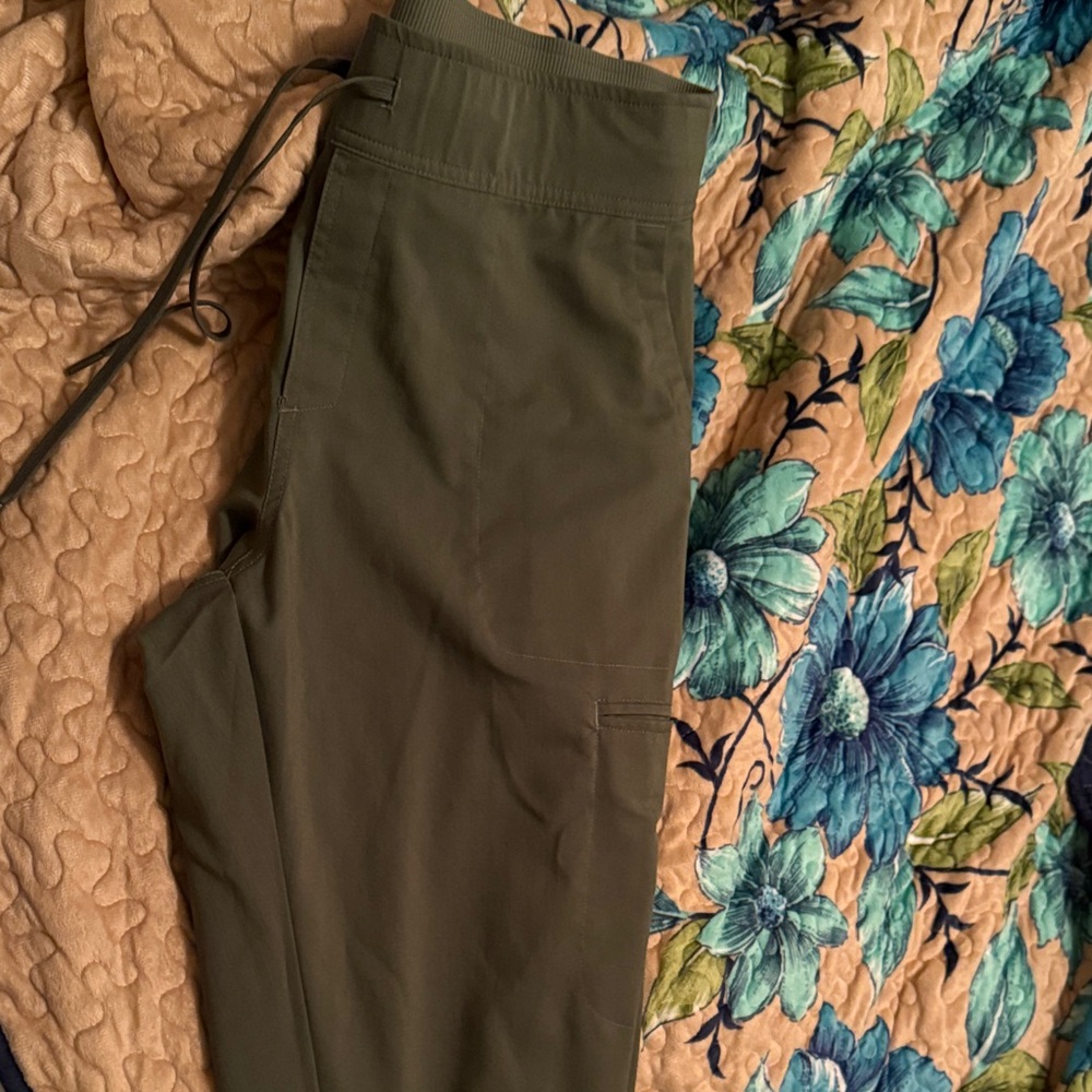 healing hands Olive Green Track Pants Joggers